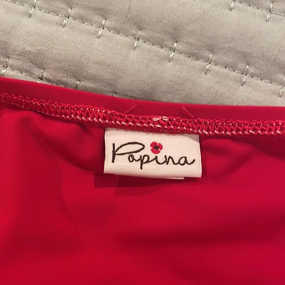 Red side shirred bottom - Picture 3 of 7